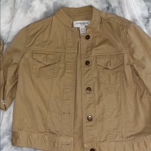 Crop top jean jacket